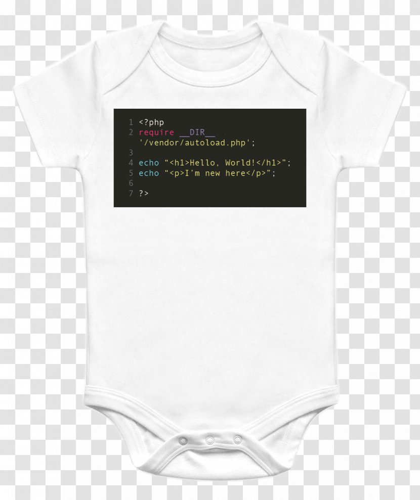 Baby & Toddler One-Pieces Onesie T-shirt Programmer Infant - Nerd Transparent PNG