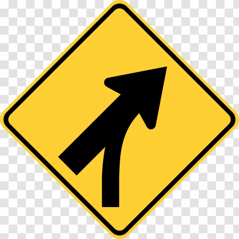 Merge Road Carriageway Traffic Sign Lane - Stop Transparent PNG