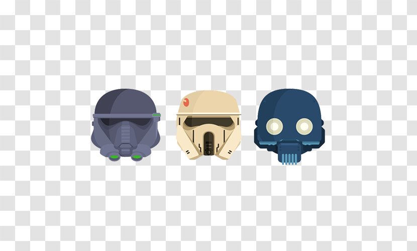 Anakin Skywalker Rey Boba Fett Emoji Star Wars - Three Helmet Transparent PNG