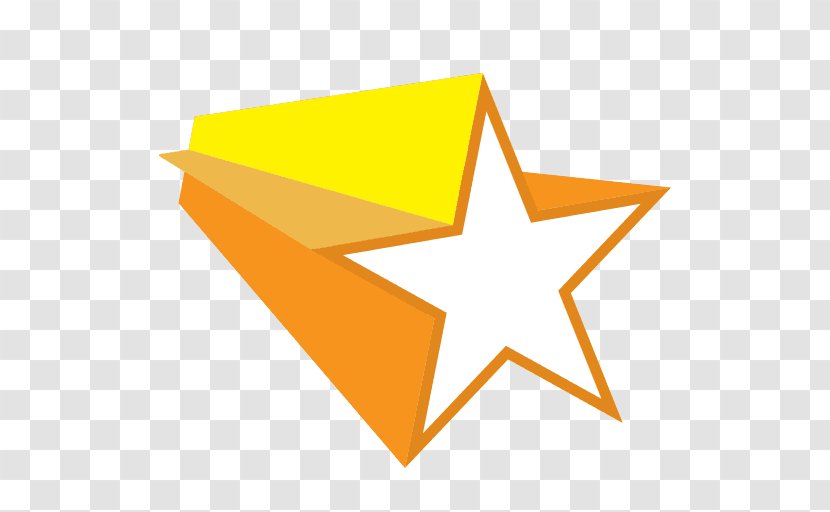 Star 3D Computer Graphics - Rectangle - Gold Point Transparent PNG