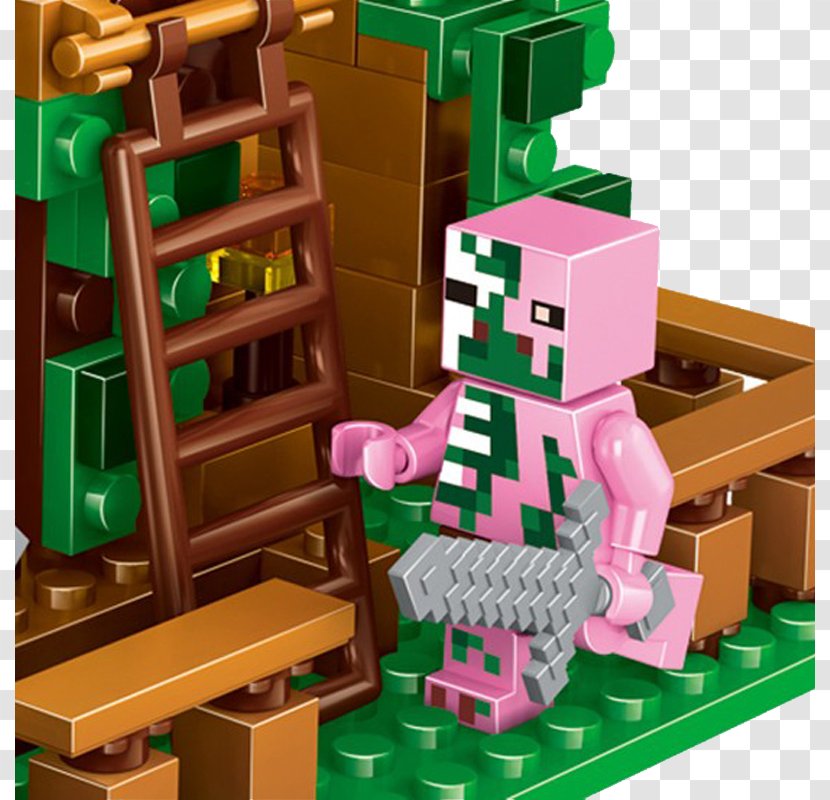 Lego Minecraft Toy Block - My World Pink Warrior Transparent PNG