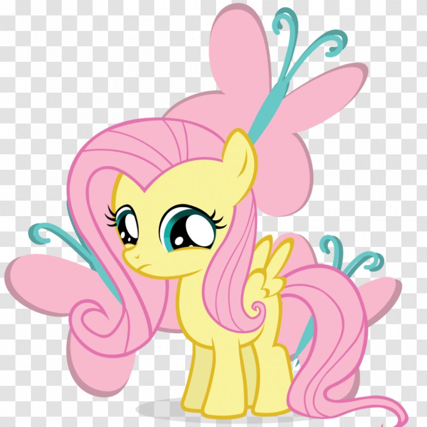 Pony Fluttershy Desktop Wallpaper Horse Clip Art - Silhouette Transparent PNG