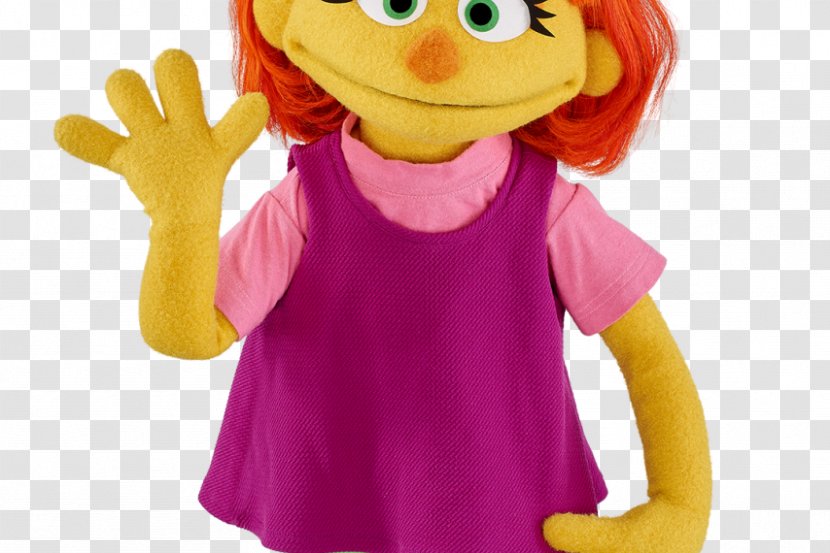 Meet Julia Mr. Hooper Elmo Sesame Street Characters - Stuffed Toy - Muppets Transparent PNG