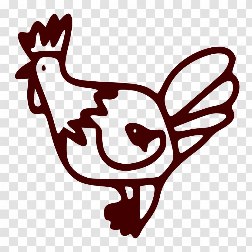 Chicken Rooster Clip Art - Silhouette Transparent PNG