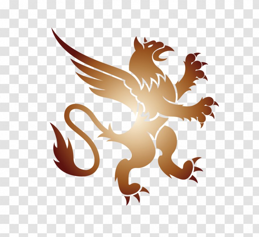 Griffin Coat Of Arms Crest Heraldry Clip Art - Bird - Dragon Transparent PNG