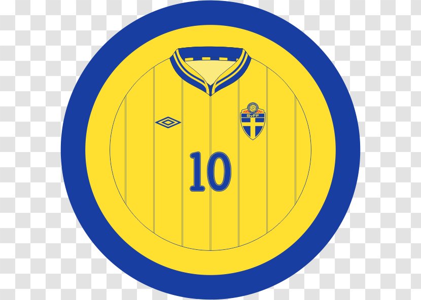 Sweden National Football Team Logo Smiley Font - Area Transparent PNG