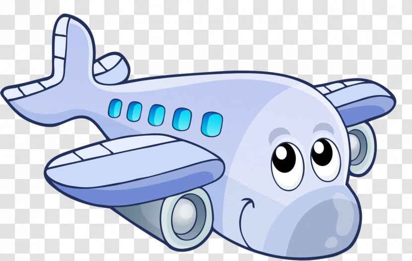 Airplane Cartoon Clip Art - Propeller - Plane Creative Train Transparent PNG