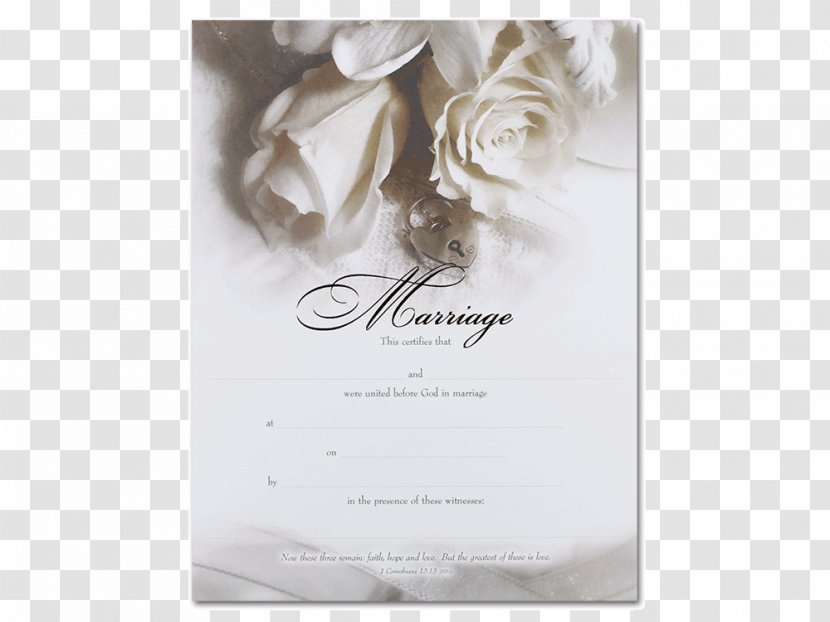 Universal Life Church Wedding Invitation Minister Marriage Certificate Transparent PNG
