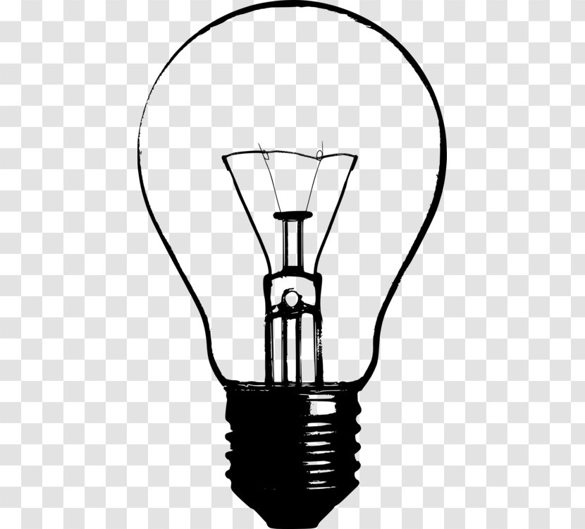 Clip Art Incandescent Light Bulb Openclipart Free Content - Idea - Drawing Transparent PNG