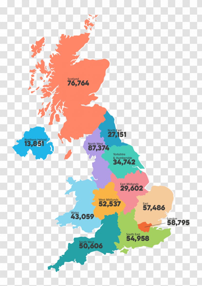 British Isles The City Surveys Group Map - Area Transparent PNG