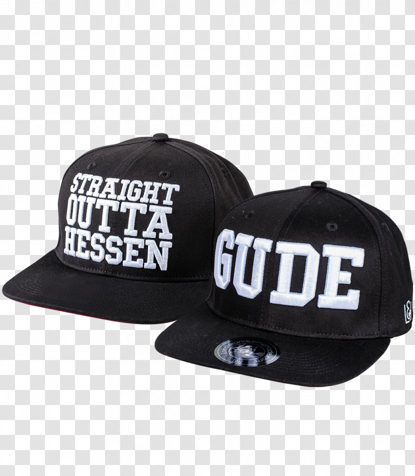 Baseball Cap Gude Straight Outta Hessen - White Transparent PNG