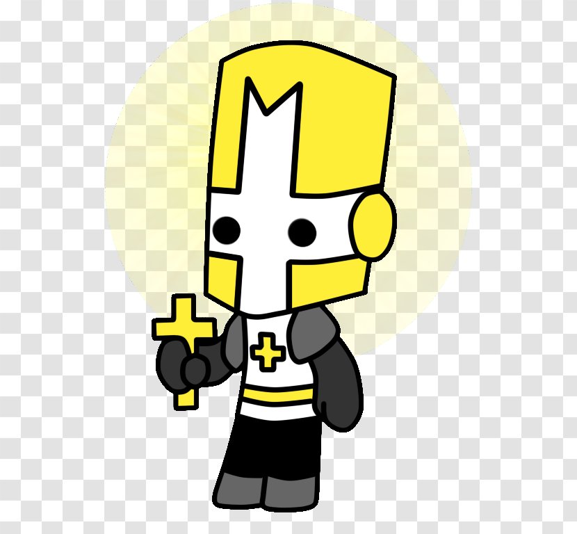 Castle Crashers Knight Game Yellow Transparent PNG