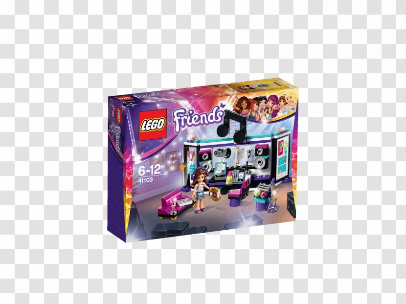 Amazon.com LEGO 41103 Friends Pop Star Recording Studio - Lego - Toy Transparent PNG