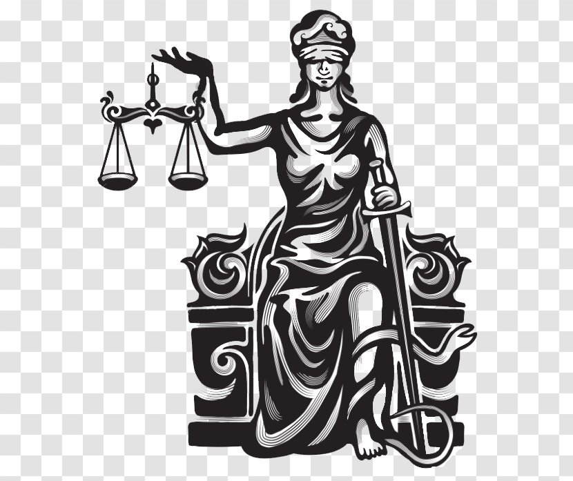 Lady Justice - Drawing - Themis Transparent PNG