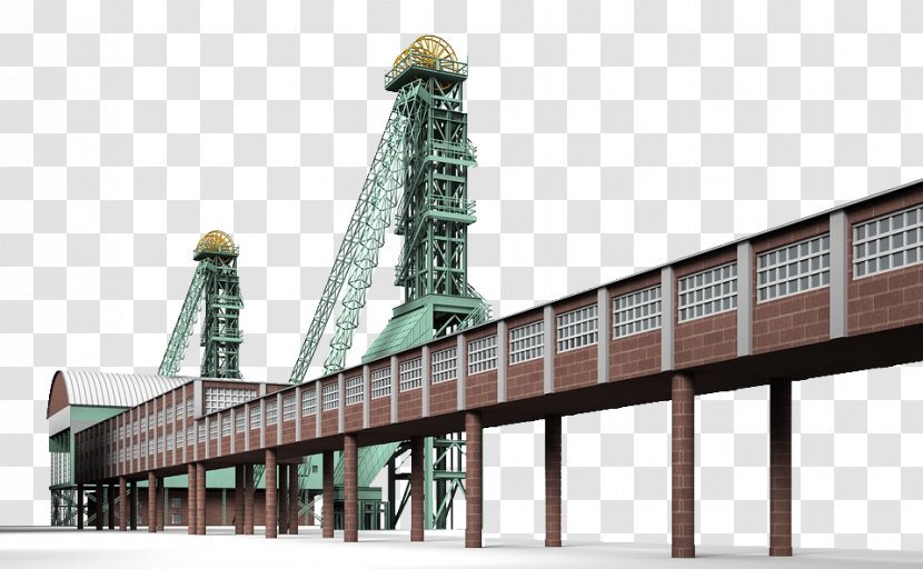 Zollverein Coal Mine Industrial Complex Gelsenkirchen Oberhausen Ruhr Building - Bridge Transparent PNG
