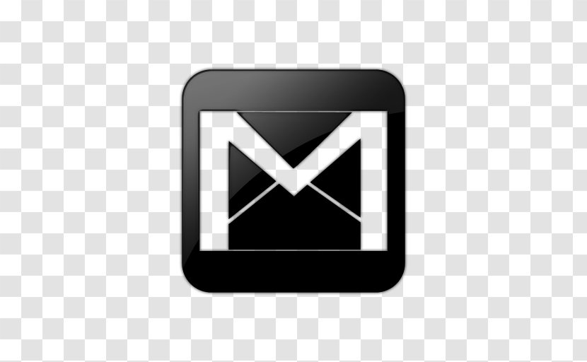 Gmail Google Logo Email - Black Transparent PNG