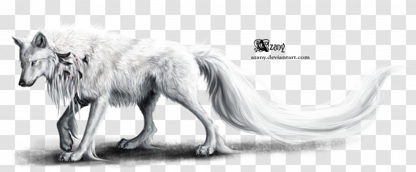 Black Wolf Dog Arctic Feather Desktop Wallpaper - Spirit Transparent PNG