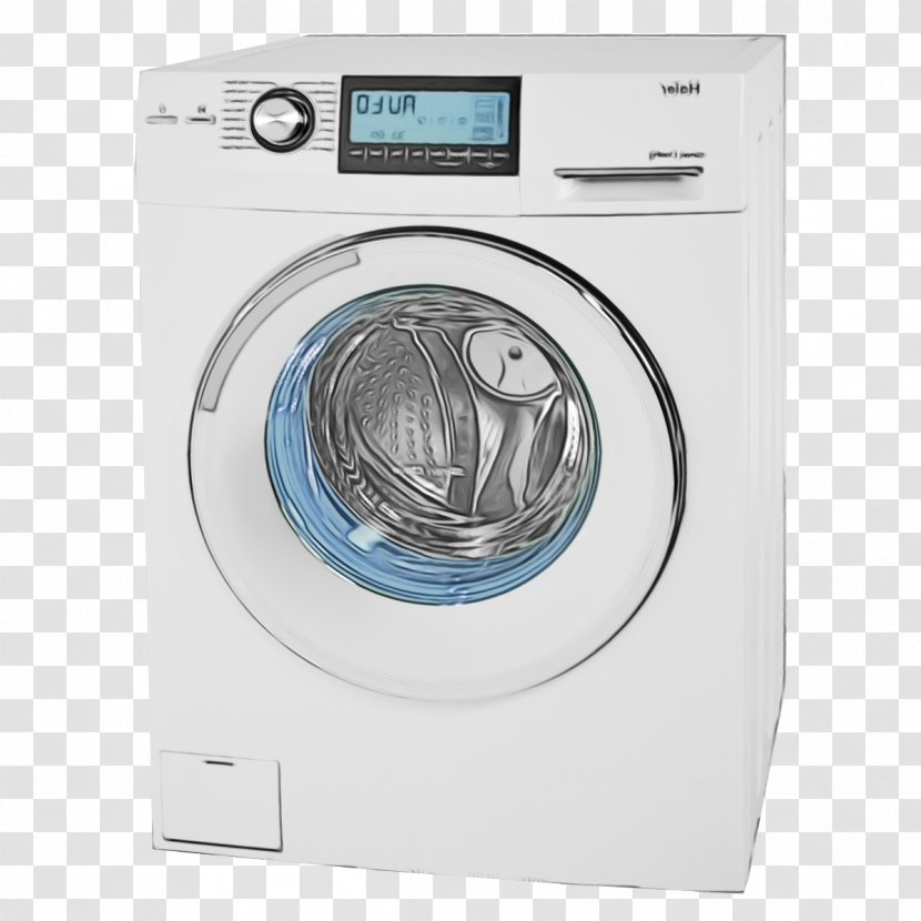 Watercolor Background - Laundry Room Washer Transparent PNG