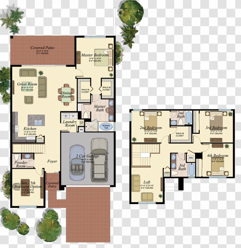Delray Beach Floor Plan Tuscany By GL Homes Boynton House - Room - Three Rooms And Two Transparent PNG