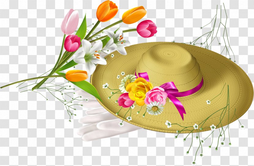 Flower Woman Clip Art - Flora - Hats Transparent PNG