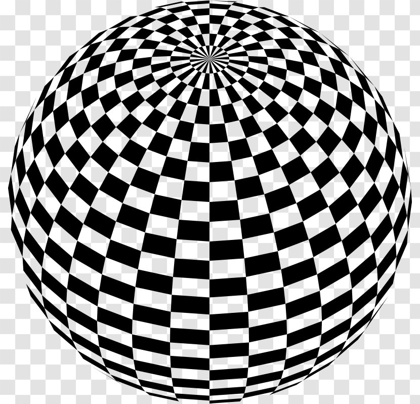 Op Art Drawing Royalty-free - Black And White Transparent PNG