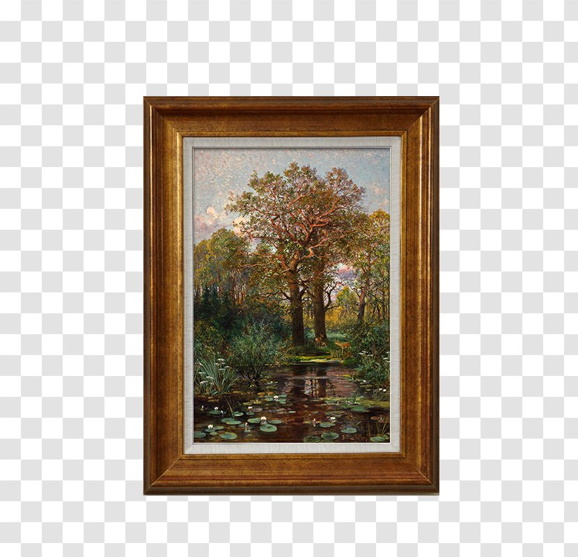 Oil Painting Work Of Art Landscape Stock Photography - Archeology Material Transparent PNG