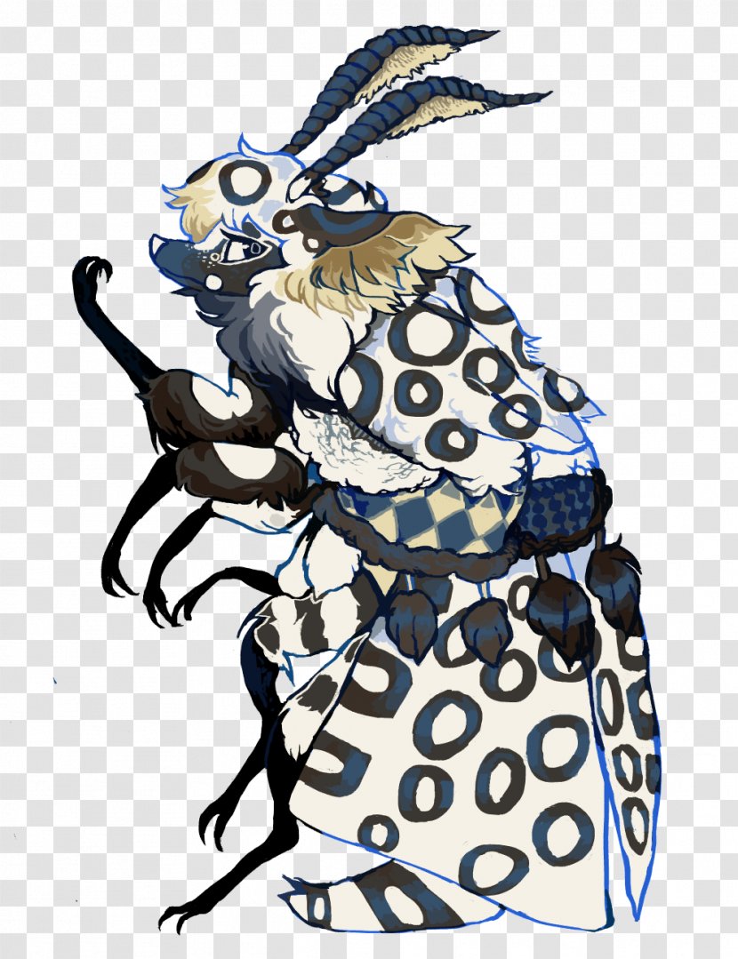 Clip Art Illustration Insect Cartoon Pattern - Legendary Creature - Giant Leopard Moth Transparent PNG