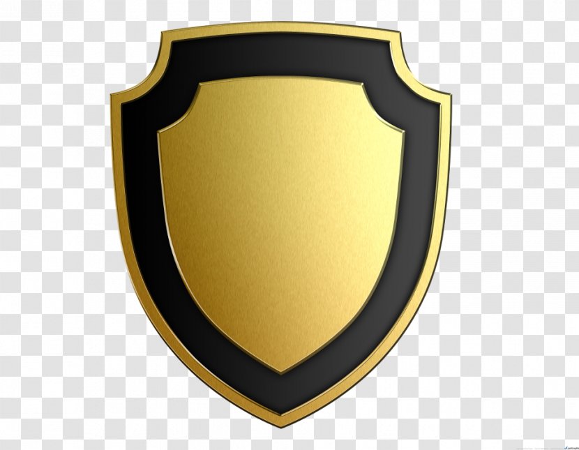 Shield Gold Clip Art - Heraldry - Black Transparent PNG