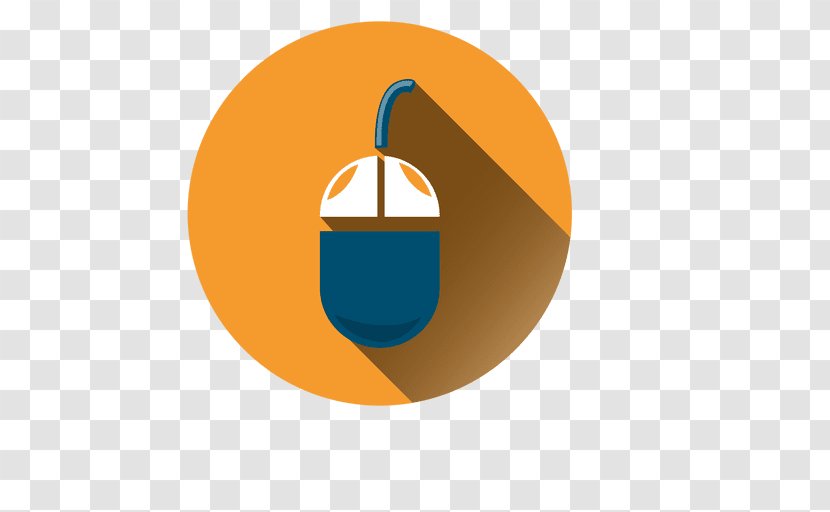 Computer Mouse Clip Art - Orange Transparent PNG