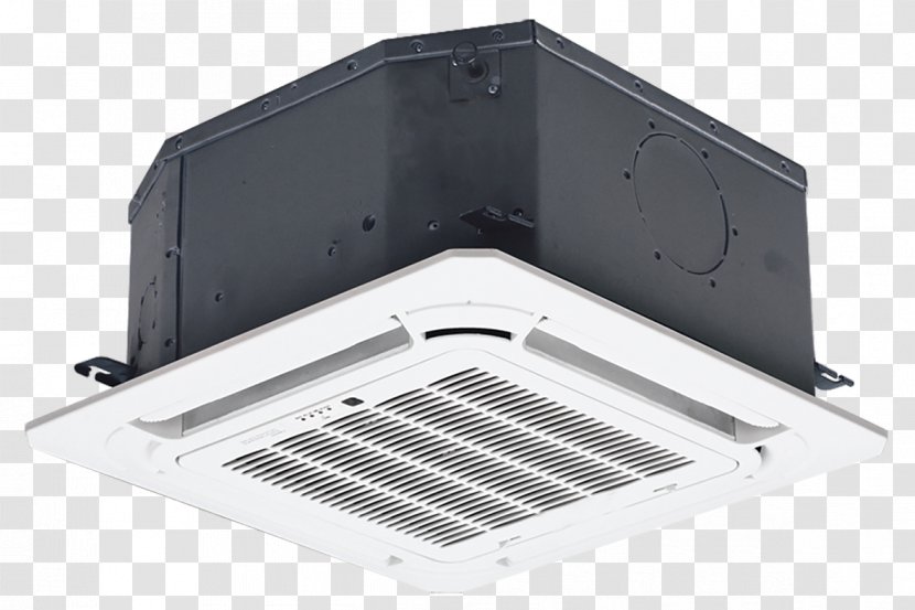 Air Conditioning Duct Heat Pump Ceiling Fan Coil Unit - Frame - Cassette Transparent PNG