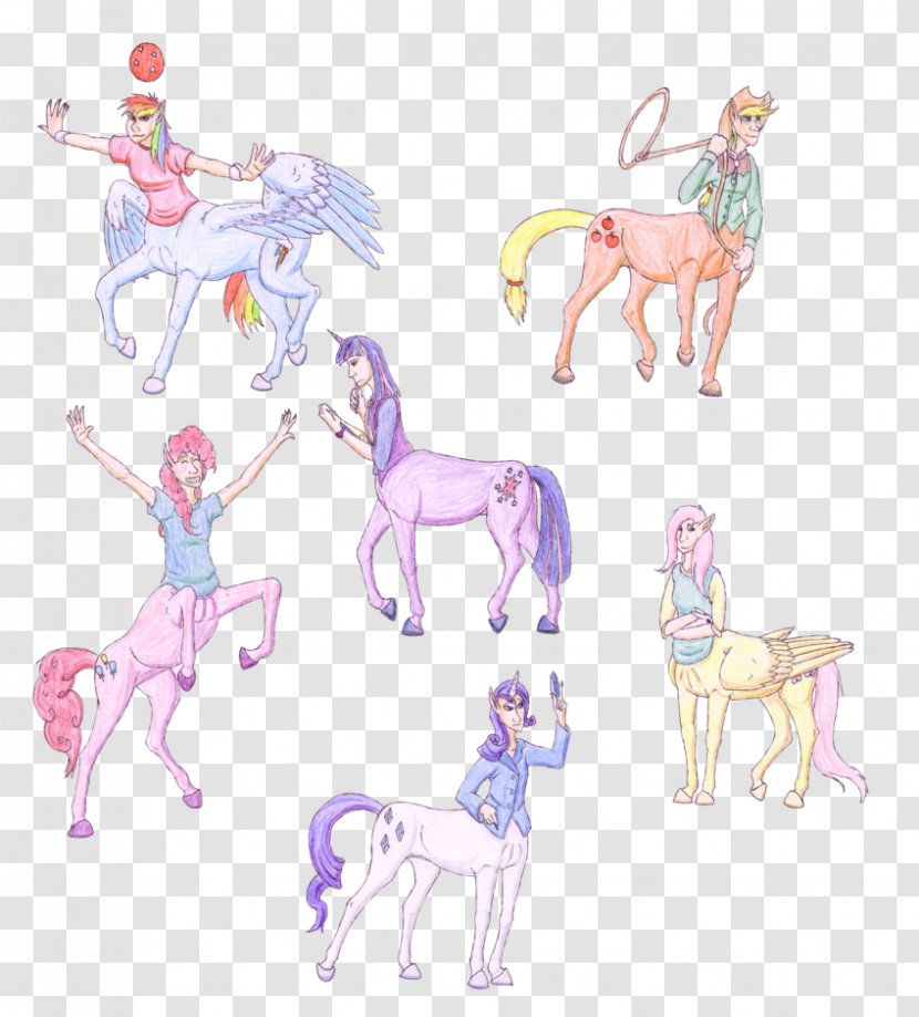 Pony Applejack Pinkie Pie Rainbow Dash Centaur - Lauren Faust Transparent PNG