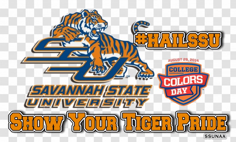 Savannah State University Tigers Women's Basketball Logo Flag Banner - Text Transparent PNG