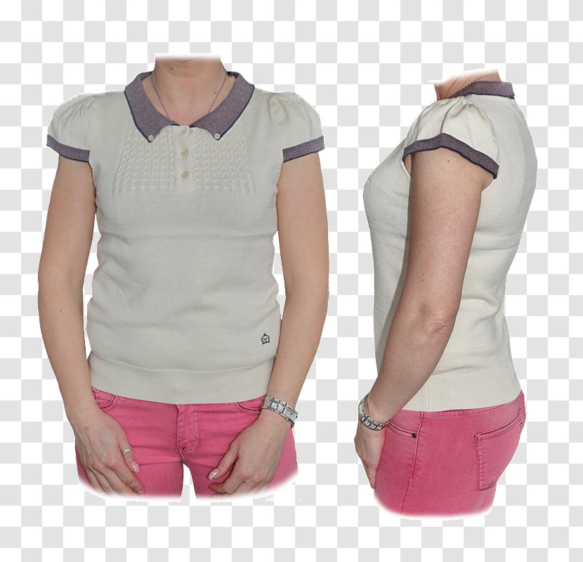 Sleeve T-shirt Shoulder Pink M Product - Tshirt Transparent PNG