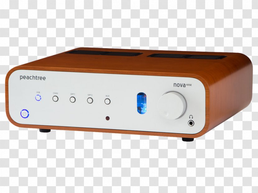 Integrated Amplifier Audio Power Peachtree Nova65SE Loudspeaker - Equipment - Headphone Transparent PNG