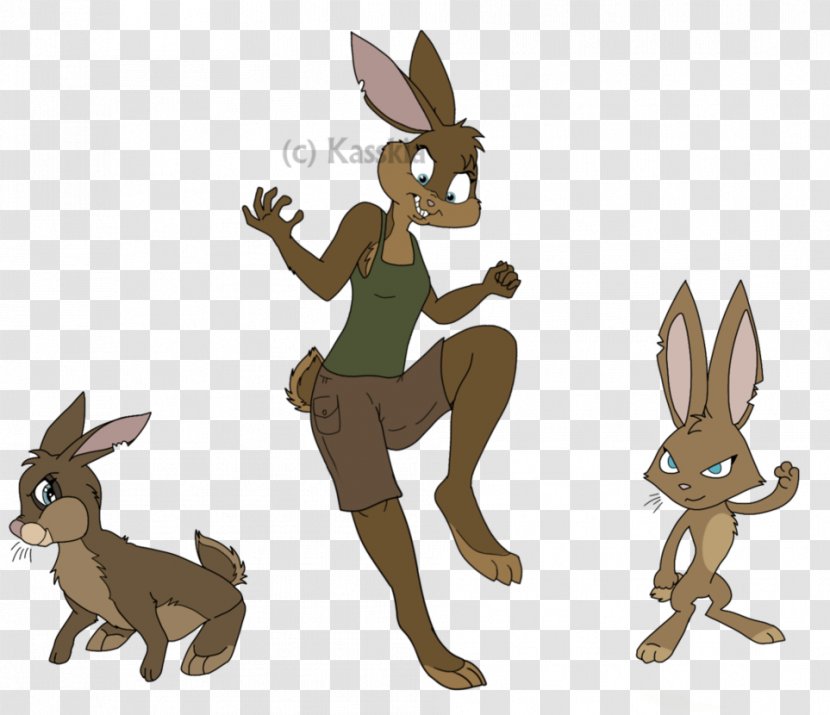 Rabbit Hare Watership Down Drawing - Animation - Fu Transparent PNG