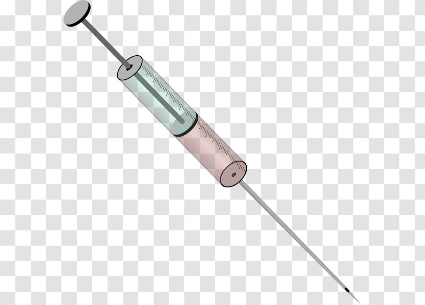 Hypodermic Needle Hand-Sewing Needles Clip Art - Pin - Syringe Transparent PNG