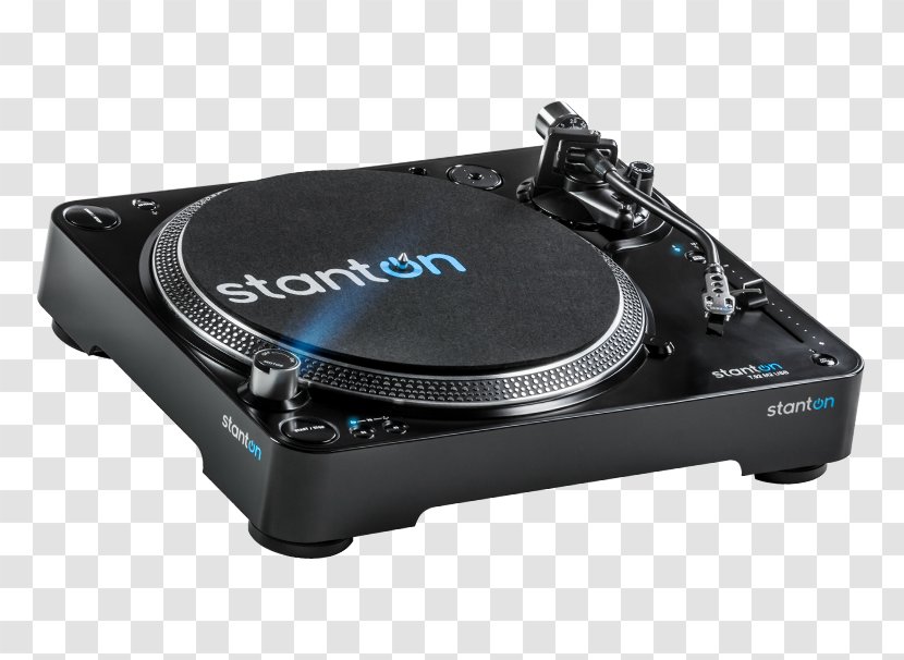 Stanton Magnetics Direct-drive Turntable T.92 USB Phonograph - Record Player Transparent PNG