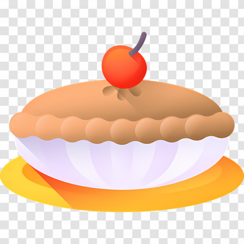 Cherry Pie - Cherry Pie On A Plate Transparent PNG