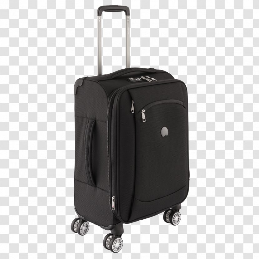 Montmartre Delsey Suitcase Hand Luggage Trolley - Bag - Black Transparent PNG