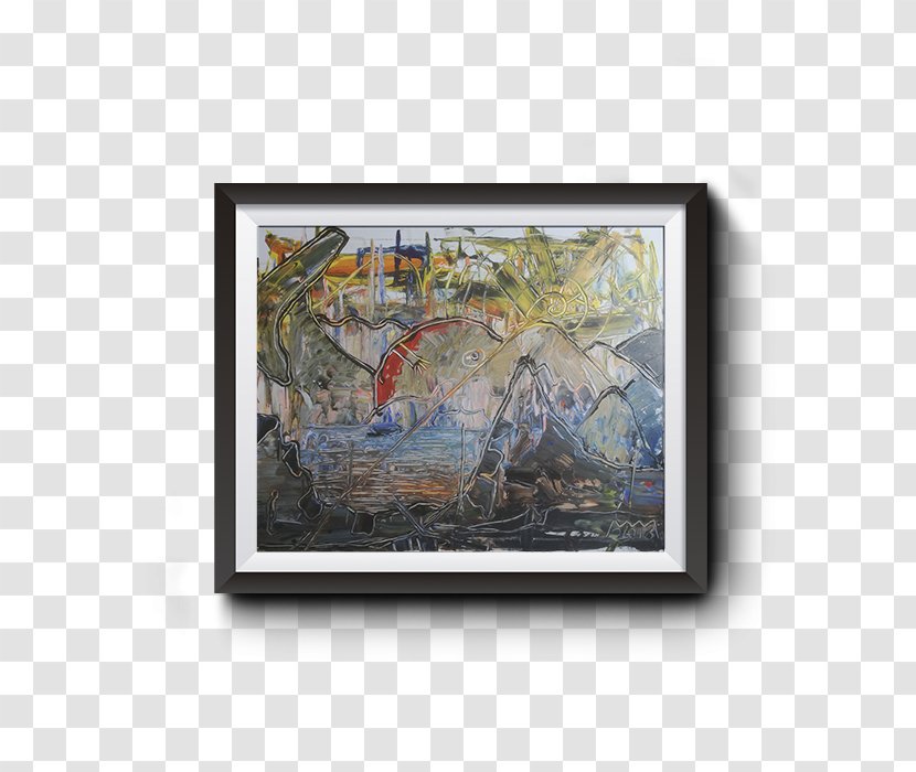 Painting Modern Art Picture Frames Tree - Frame - Gone Fishing Transparent PNG