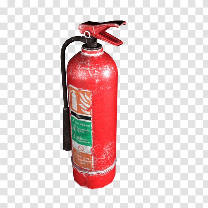 Water Bottles Fire Extinguishers Cylinder - Extinguisher Transparent PNG