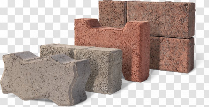 Brick Pavement Concrete Masonry Unit Paver - Furniture - Stone Transparent PNG