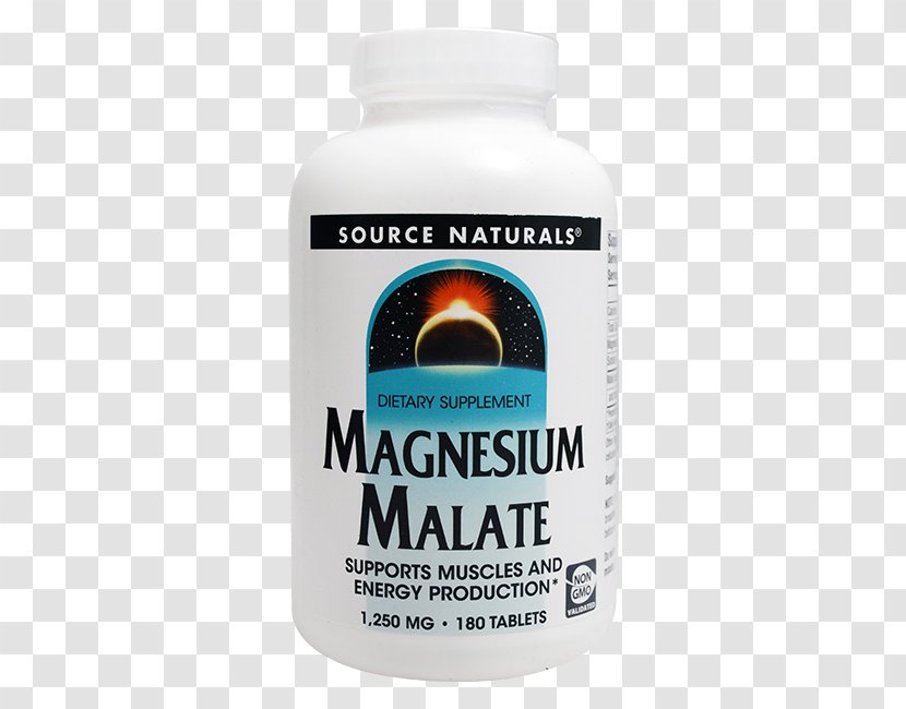 Dietary Supplement Magnesium Malate Malic Acid Glycinate - Food - Health Transparent PNG