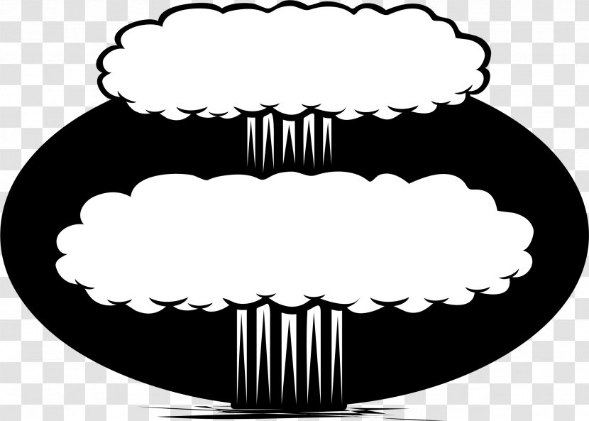 Nuclear Weapon Warfare Power Explosion Mushroom Cloud - White Transparent PNG