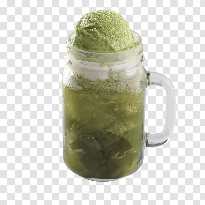 Green Tea Ice Cream Matcha Bubble Transparent PNG