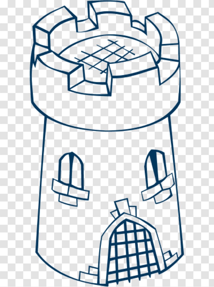 Clip Art Vector Graphics Fortified Tower Image - Drawing - Castle Transparent PNG