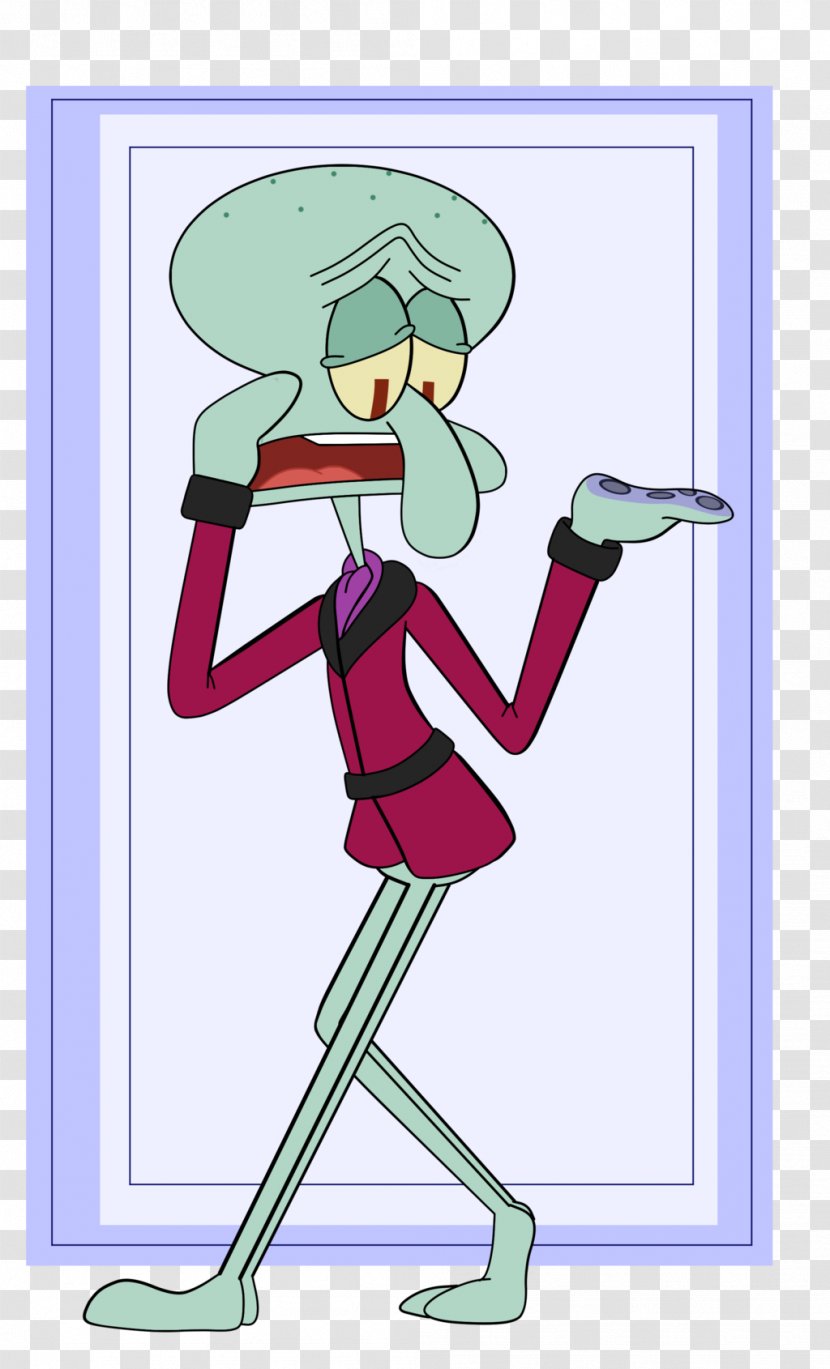 Squidward Tentacles Creepypasta Art - Silhouette - Tree Transparent PNG