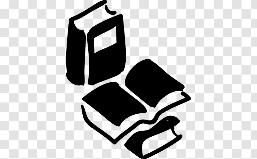 Book Education Clip Art - White - Hand Drawn Transparent PNG