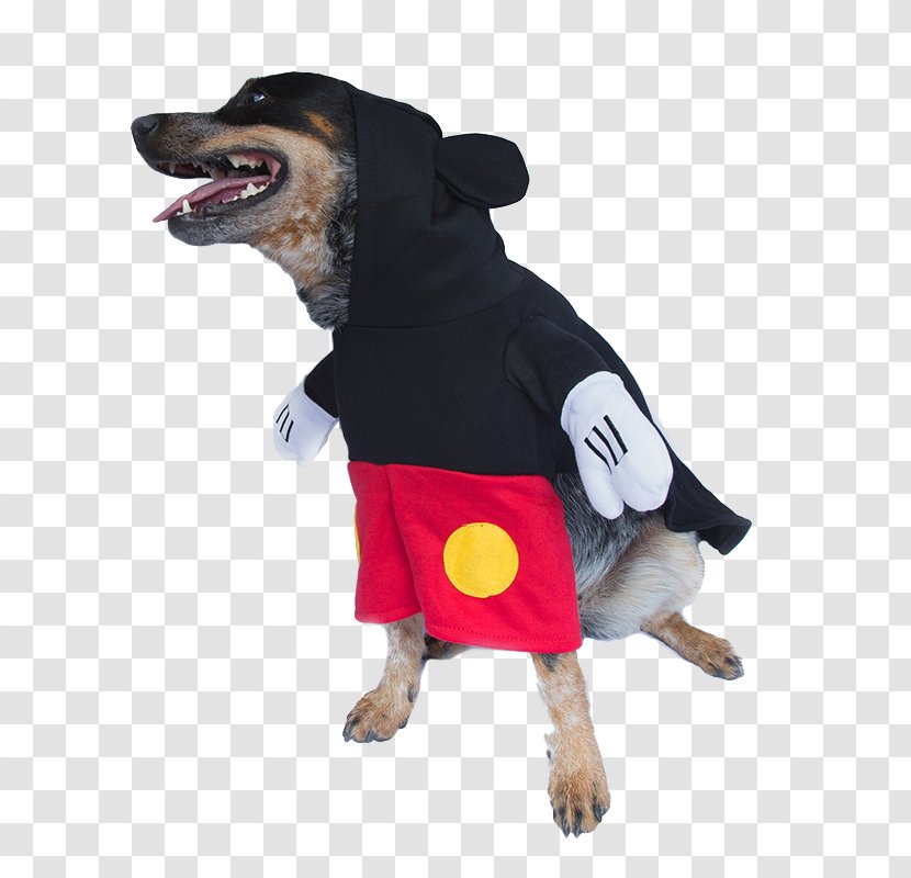 Mickey Mouse Dog Breed Costume Transparent PNG