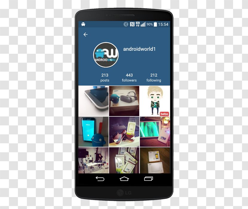 Smartphone Feature Phone Multimedia Display Device Advertising - App Design Material Transparent PNG